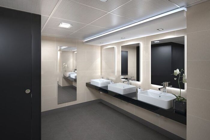 Ứng Dụng Thực Tế Của Khung Trần Inox Và Tấm Trần Nhựa Trong Nhà Tắm