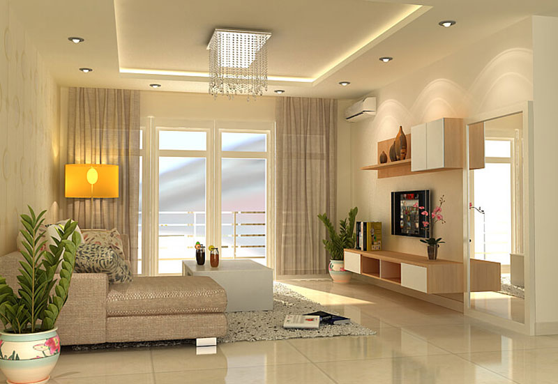 Tấm thạch cao trang trí phòng khách